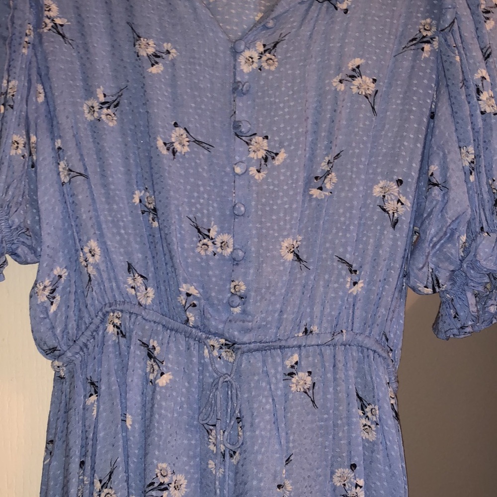 Blue pattern Dress - Picture 3 of 3
